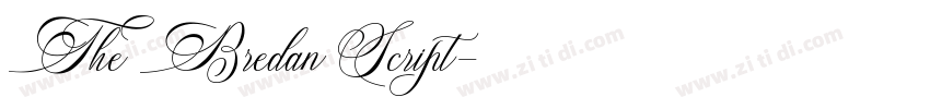 The Bredan Script字体转换